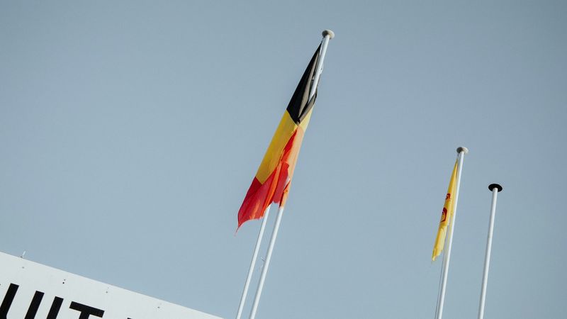 Flags above the Circuit de Spa-Francorchamps