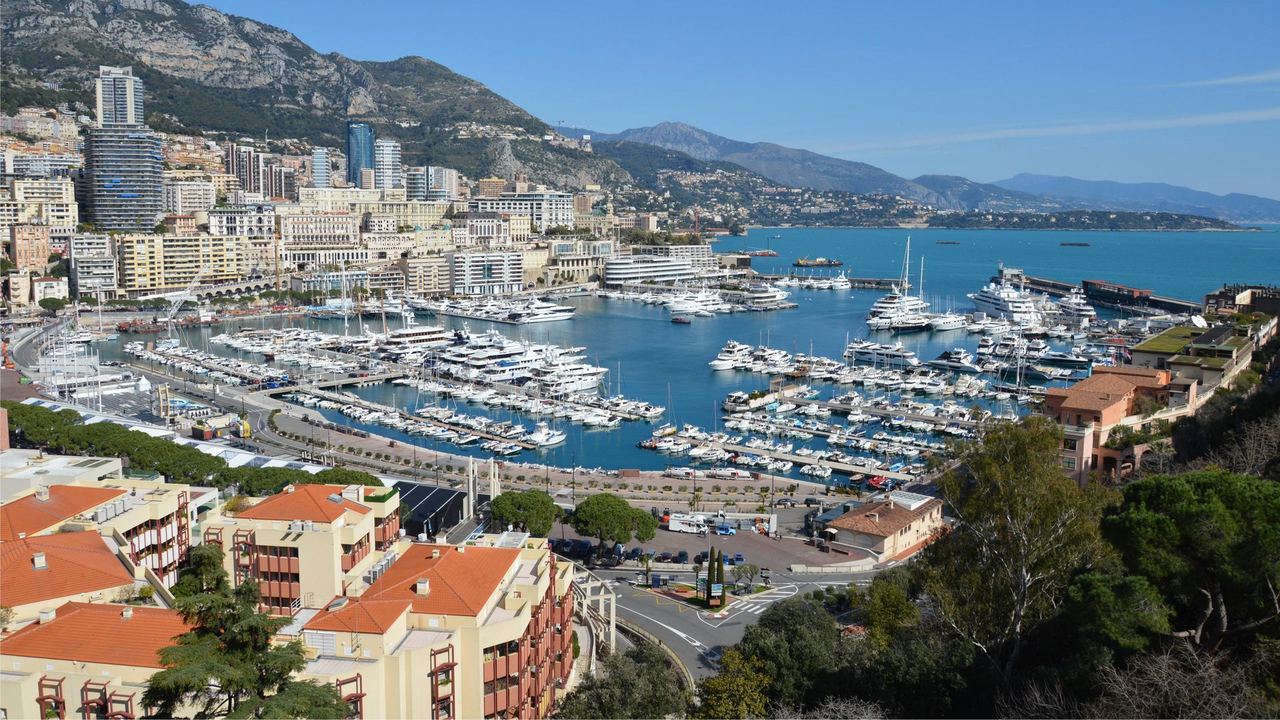 Port Hercule, Monaco, from above